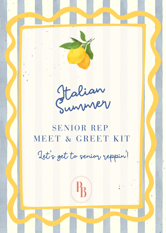Italian Summer Meet & Greet Kit